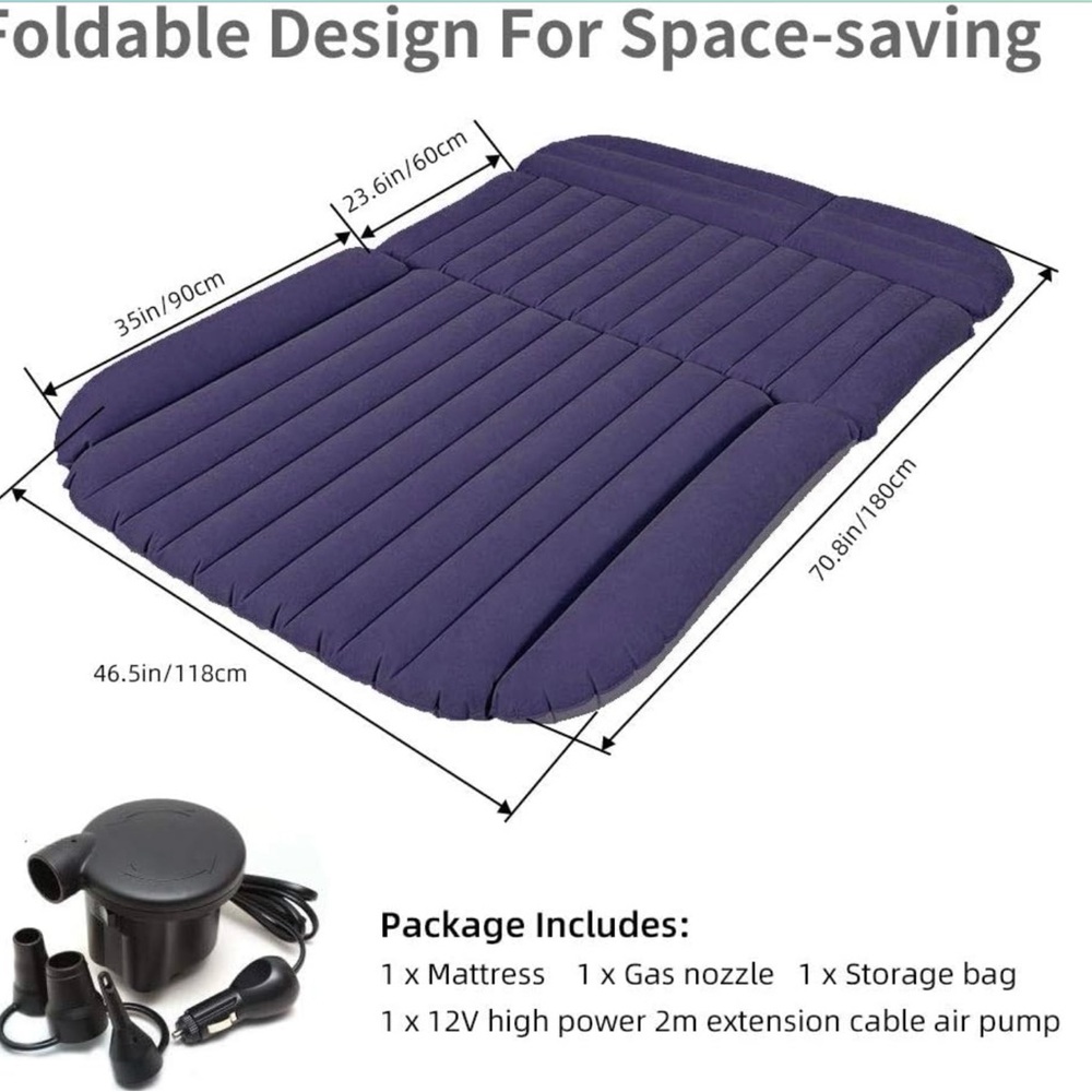 NWOT SUV Universal Air Matress w/ Air Pump. - Picture 5 of 8